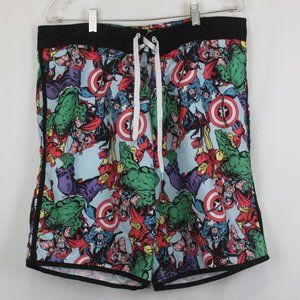 Marvel Comic Print Board Shorts Size XL